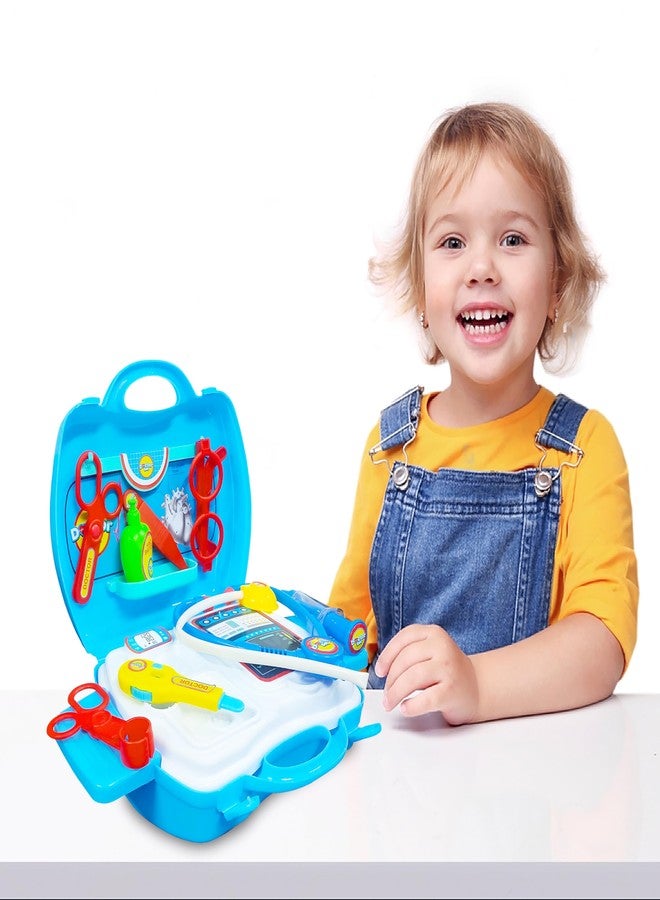 VGRASSP 18 Pcs Doctor Suitcase Set Toy for Kids - Pretend Playset with Doctor Instruments for Boys and Girls - Birthday Gift - Color As Per Stock - Image 2